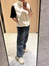 優(yōu)衣庫女裝PUFFTECH空氣棉服短背心/時(shí)尚背心馬甲秋冬新款479210 01 乳白色 M 曬單實(shí)拍圖