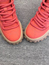 莎萊茜（SALAXI）2025新款秋冬登峰高幫男鞋厚底增高情侶休閑鞋女百搭加絨氣墊鞋 橙色【皮里】 42 【男款】 曬單實(shí)拍圖