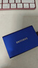 三星（SAMSUNG） 2TB Type-c USB 3.2 移動(dòng)固態(tài)硬盤(pán)（PSSD） T7 藍色 NVMe傳輸速度1050MB/s 手機直連筆記本外接 曬單實(shí)拍圖