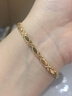 六福珠寶光影金足金5G小魚(yú)兒黃金手鏈時(shí)尚軟手鏈 計價(jià) GJGTBB0021 16.26克(含工費2179元) 曬單實(shí)拍圖