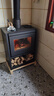 復古歐式真火壁爐燃木柴火取暖爐民宿別墅農村自建房裝飾家用鑄鐵 【.新款60型帶燒水帶烤箱】.加厚雙層 30-60平方供暖 曬單實(shí)拍圖