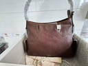 Songmont【李娜同款】山下有松循跡系列hobo包植鞣牛皮斜挎軟包 檀棕 中號 預售19天 曬單實(shí)拍圖
