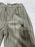 BJHG不計后果燈芯絨褲子男款冬2025新款潮牌豎條紋加絨休閑直筒長(cháng)褲女 灰土綠 S 曬單實(shí)拍圖