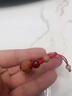芯奢野生桃核手鏈兒童嬰兒編織紅繩桃木護身符胡核手串寶寶防驚嚇手繩 老桃核+桃木紅繩手鏈 曬單實(shí)拍圖