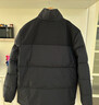 鴻星爾克馭光2.0|羽絨服男秋冬新款男女情侶防潑水休閑短款羽絨夾克外套 正黑 XL 曬單實(shí)拍圖