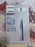 飛利浦（PHILIPS）【肖戰(zhàn)同款】電動(dòng)牙刷鉆石7系護(hù)齦刷 生日禮物 情侶款 送男生/女友 變頻護(hù)齦 HX3792/02鍛光粉  曬單實(shí)拍圖
