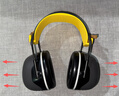 3M X5A隔音耳罩 降噪隔音防噪音 黑色可旋轉37db 1副裝 曬單實(shí)拍圖