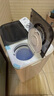 小鴨5.5公斤半自動(dòng)洗衣機雙桶雙缸大容量家用宿舍寢室用洗衣機小型脫水甩干機潔凈波輪迷你洗衣機 黑色 曬單實(shí)拍圖
