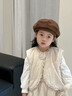 甜苗苗兒童帽子貝雷帽秋冬季男女童百搭復古畫(huà)家帽寶寶休閑時(shí)尚洋氣帽子 兒童復古貝雷帽【咖色】 帽圍48-52cm【建議1-5歲】 曬單實(shí)拍圖