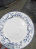 小野七天法式復古西餐中古平盤(pán)餐具高級感碎花盤(pán)甜品水果早餐盤(pán)子 藍色中古陶瓷盤(pán)平盤(pán) 曬單實(shí)拍圖