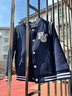 納維凱爾（Navigare）童裝男童外套兒童棒球服中大童針織運動(dòng)開(kāi)衫沿海地平線(xiàn)深藍120 曬單實(shí)拍圖