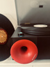 梵尼詩(shī)Donut i5s專(zhuān)業(yè)級臺式桌面黑膠唱片機甜甜圈藍牙音箱留聲機禮物 黑色+紅絲絨喇叭（帶唱片） 曬單實(shí)拍圖