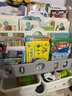 babyviva 兒童書(shū)架家用寶寶繪本幼兒園落地男女孩玩具收納盒神器蘿卜五層 曬單實(shí)拍圖