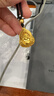 周六福（ZLF）  黃金吊墜女款足金999傳承古法首飾掛墜 計價(jià) 7.54g 曬單實(shí)拍圖