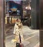 鹿王戀雪韓版圓領(lǐng)羽絨服女2025冬季新款時(shí)尚洋氣加厚保暖中長(cháng)款白鴨絨外套 淺卡其 L 130-160斤 曬單實(shí)拍圖