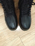 百麗黑曜石勇士厚底休閑加絨靴子戶(hù)外工裝馬丁靴A1764DD4 黑單里 41 曬單實(shí)拍圖