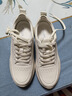 拔佳休閑鞋女牛皮通勤運動(dòng)休閑鞋VLH13AM4 米白 36 曬單實(shí)拍圖