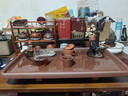 紫砂茶盤(pán)簡(jiǎn)約長(cháng)方形排水茶臺手工辦公茶桌大號家用陶瓷中式干泡臺 圓邊光面-71x41cm 曬單實(shí)拍圖