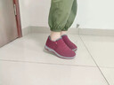 FOOTOPPO加絨棉鞋女老年媽媽鞋冬季中老年舒適鞋子冬天老人加厚保暖鞋男 曬單實(shí)拍圖