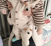 G.DUCKKIDS小黃鴨男童加絨套裝秋冬裝0一3歲嬰兒衣服5男小童寶寶加厚兩件套 白色 80 尺碼6-12月【75-85cm】 曬單實(shí)拍圖