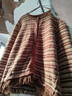 百圖betu女裝秋季新款毛針織衫美拉德流蘇下擺針織開(kāi)衫女2408X01 咖條紋 L 曬單實(shí)拍圖
