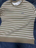 啄木鳥(niǎo)條紋男士長(cháng)袖t恤圓領(lǐng)修身休閑時(shí)尚帥氣青年百搭潮流衛衣打底衫 3376白色常規款 XL 【建議體重135-150斤】 曬單實(shí)拍圖