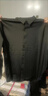 皮爾卡丹品牌桑蠶絲長(cháng)袖襯衫男冬季加絨加厚無(wú)痕免燙垂感襯衣商務(wù)休閑正裝 8010長(cháng)-黑色（加厚） 加絨 175XL135-155斤 曬單實(shí)拍圖