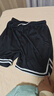 IZEXX美式運動(dòng)短褲男夏季寬松籃球褲透氣速干休閑五分褲子IZ56黑色XL 曬單實(shí)拍圖