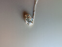 京東京造 星芒pt950鉑金培育鉆石項鏈1克拉鉆石禮物送女友送老婆 曬單實(shí)拍圖