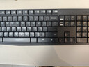 羅技（Logitech）MK235 鍵鼠套裝 無(wú)線(xiàn)鍵鼠套裝 辦公鍵鼠套裝  防潑濺防指紋 全尺寸 帶無(wú)線(xiàn)2.4G接收器 黑 曬單實(shí)拍圖