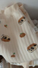 婧麒（JOYNCLEON）新生兒嬰兒衣服夾棉春秋滿(mǎn)月純棉初生寶寶秋裝連體衣早秋a類(lèi)秋季 樹(shù)葉熊 52cm 曬單實(shí)拍圖