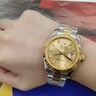 勞力士王子日志型18k黃金手表男士全自動(dòng)機械表時(shí)尚款防水鑲鉆商務(wù)名牌男表 間金金面 曬單實(shí)拍圖