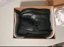 海瀾之家HLA馬丁靴男高幫秋冬工裝鞋子男士靴子男HAAGZM4DAE411 黑色 42 曬單實(shí)拍圖