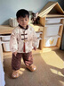 G.DUCKKIDS小黃鴨一周歲男寶寶衣服夾棉禮服秋冬套裝國風(fēng)嬰幼兒百天唐裝棉服 咖色 80 7-11月(建議寶寶75-85cm)cm 曬單實(shí)拍圖