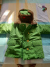 贏(yíng)一貝（Yingyibei）嬰幼兒軍棉大衣加絨冬季寶寶加厚中長(cháng)款男童女童外套東北軍綠棉襖 軍綠大衣+帽子 100cm100 曬單實(shí)拍圖