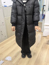 鴨鴨（YAYA）佟麗婭同款長(cháng)款羽絨服女過(guò)膝2025年冬季新款東北超厚韓版極寒外套 黑色 S 曬單實(shí)拍圖