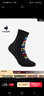 樂(lè )卡克（Le coq sportif）【膠囊系列】活力耐穿高幫襪 炫黑色-2 22-24 曬單實(shí)拍圖