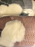 北虞可愛(ài)加絨加厚地板襪家居地毯襪女短襪秋冬季保暖睡眠襪防滑圣誕襪 2雙（豆沙+灰白） 均碼(適合35-39碼) 曬單實(shí)拍圖