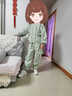葉余新款2025中大童洋氣帥氣春秋款潮款女童韓版寬松時(shí)尚有型兩件套裝 蜜桃色連帽工裝套【上衣+褲子】 140 # 曬單實(shí)拍圖