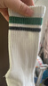 PRIMEET派米網(wǎng)球襪女中筒毛巾底減震防滑秋季吸汗羽毛球襪子男運動(dòng)棉襪 曬單實(shí)拍圖