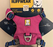 拉夫威爾嗨輕狗狗胸背帶狗背帶中小型犬雪納瑞背帶式狗狗牽引繩 朝霞粉 XS 曬單實(shí)拍圖