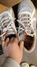 U·IN彩繪旅行鞋巴德納斯1/3健步鞋休閑鞋輕軟舒適百搭時(shí)尚男女板鞋 流花白【女】 38 曬單實(shí)拍圖
