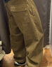 優(yōu)衣庫男裝女裝燈芯絨舒適九分褲/長(cháng)褲休閑褲25新款479137 35 淺褐色 L 曬單實(shí)拍圖