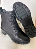 富貴鳥(niǎo)（FUGUINIAO）馬丁靴女鞋棉鞋女冬季外穿羊毛保暖防滑短靴女真皮靴子女英倫風(fēng) FG5021黑色[羊毛保暖] 38 曬單實(shí)拍圖