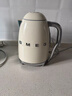 SMEG/斯麥格復古電熱水壺燒水壺KLF03家用1.7L 大容量自動(dòng)斷電開(kāi)水電水壺煮茶泡茶水壺不銹鋼過(guò)濾水垢 1.7L 奶白色 曬單實(shí)拍圖