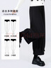 絲柏舍寬松休閑褲2025冬裝新款女裝顯瘦松緊高腰九分燈籠褲 曬單實(shí)拍圖