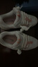 斯凱奇（Skechers）秋季女休閑運動(dòng)鞋厚底增高緩震皮質(zhì)撞色板鞋185320 白色/粉色/薄荷綠/WPMT 37 曬單實(shí)拍圖