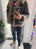 花花公子皮毛一體男士冬季加絨加厚皮襖短款機車(chē)服男裝羊羔毛仿真皮外套 復古咖 XL 【130-150斤】 曬單實(shí)拍圖