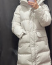 優(yōu)衣庫女裝高級保暖羽絨長(cháng)大衣/外套夾克25秋冬新款481014 01 乳白色 S /155/80A 曬單實(shí)拍圖
