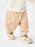 巴拉巴拉童裝兒童長(zhǎng)褲男女童運(yùn)動(dòng)褲冬裝寶寶長(zhǎng)褲子休閑時(shí)尚保暖 卡其50617 80 曬單實(shí)拍圖